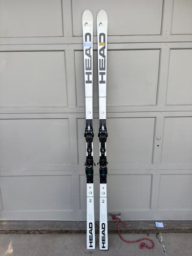 Men's 2025 HEAD 218 cm Racing WC Rebels e-DH Skis With Bindings Max Din 20 (New)
