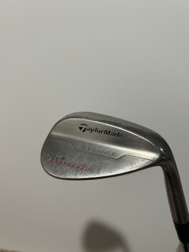 Men's TaylorMade Tour Preferred Right Handed Wedge Stiff Flex 60 Degree Steel Shaft (Used)
