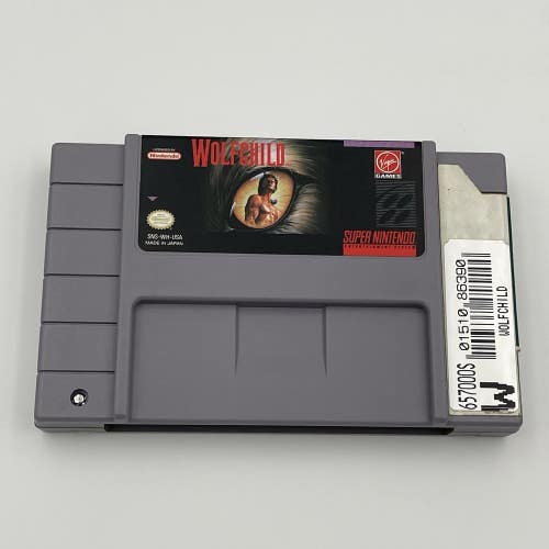 Wolfchild (Super Nintendo SNES, 1993) Cartridge Only Tested Authentic