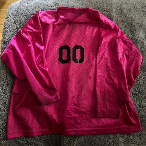 (Used) Pink Field Hockey Goalie Jersey Numbers 00