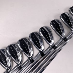 TaylorMade Qi Iron Set 4-PW+GW KBS Tour Lite Stiff Steel Mens RH Midsize Grips