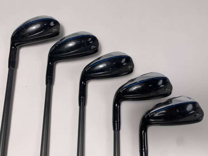 LEFTY Cobra T-Rail 2021 Iron Set 6-PW Ultralite 45g Senior Graphite Mens LH
