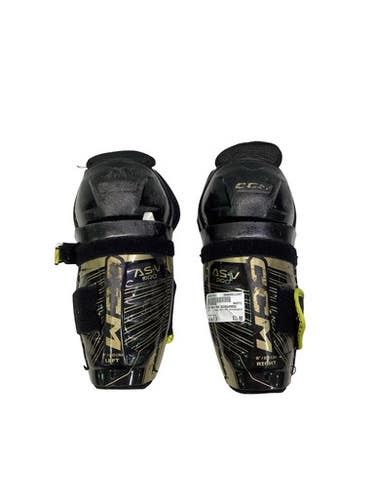 Used Ccm As-v Pro Shinguards Junior Shin Guards Black 8" 11347-s000270512