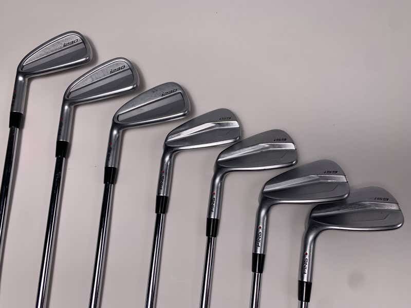 LEFTY Ping i230 Iron Set 4-PW Red Dot 1* Flat DG X100 XStiff LH -1