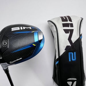 LEFTY TaylorMade SIM2 Driver 10.5* HZRDUS RDX Smoke 6.5 60g Extra Stiff LH HC