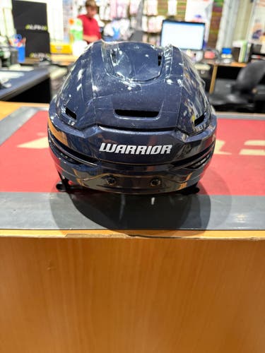 Warrior Alpha One Pro Helmet Navy Blue Medium (New)