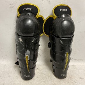 Used Easton Rs Junior Shin Guards Black And Yellow 12" 11855-s000204965