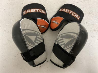 Used Easton Synergy 500 Senior Elbow Pads Black Orange White Sm 11855-s000204966