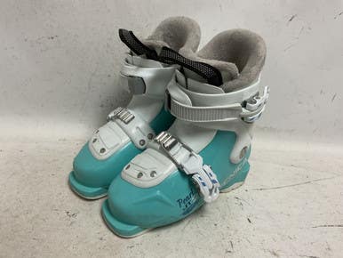 Used Tecnica Jt2 Pearl Girls Dh Ski Boot Carolina Blue And White 190 Mp - Y12 11855-s000204949