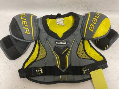 Used Bauer Supreme Hp Junior Shoulder Pads Black And Yellow Lg 11855-s000204943