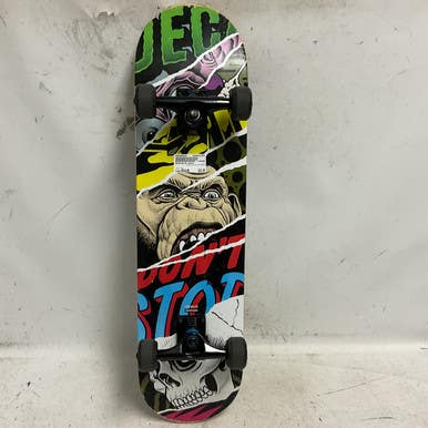 Used Decathelon Oxelo Complete Skateboard Red Regular 11855-s000204928