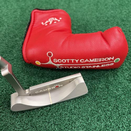 Scotty Cameron Studio Stainless Newport Beach Putter | Used and