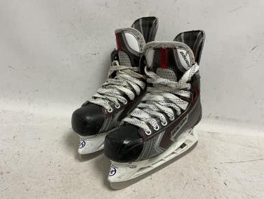 Used Bauer Vapor X90 Junior Hockey Skate White Black Red Junior 03.5 11855-s000204906