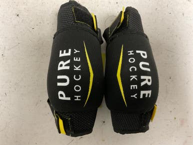 Used Pure Hockey Yth Elbow Pads Youth Elbow Pads Black And Yellow Md 11855-s000204900