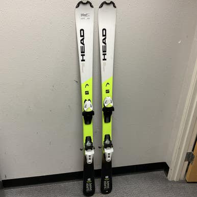 Used Head Team Supershape Boys Dh Ski Binding Optic Yellow 147 Cm 11855-s000204885