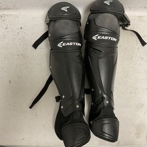 Used Easton Mako Catchers Leg Guards Black And Neon Green Adult 11855-s000204873
