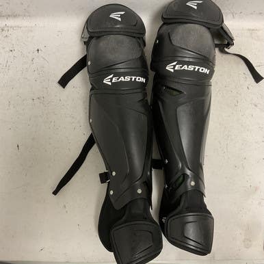 Used Easton Mako Catchers Leg Guards Black And Neon Green Adult 11855-s000204873