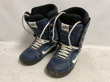 Used Vans Hi-standard Og Mens Snowboard Boots Navy Blue Senior 10 11855-s000204870