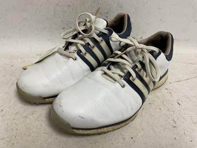 Used Adidas Tour 360 F34991 Mens Golf Shoes Navy And White Senior 9 11855-s000204987