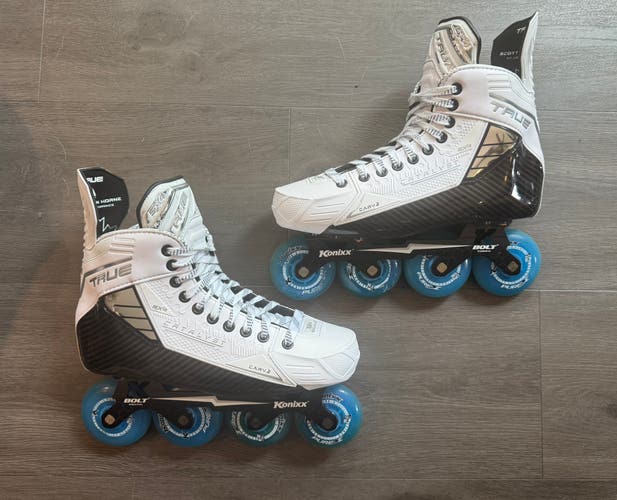 White True Catalyst 5x4 Roller Hockey Skates 9.5EE