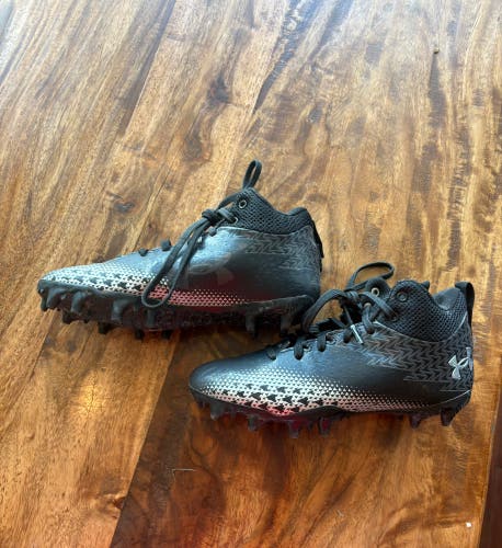 Men's 2.5Y (Big Kids / Youth) Under Armour Spotlight MC Low Top Molded Cleats (Used)