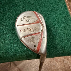 Men's 2010 Callaway Diablo Edge Right Handed Hybrid Regular Flex 3H Graphite Shaft (Used)