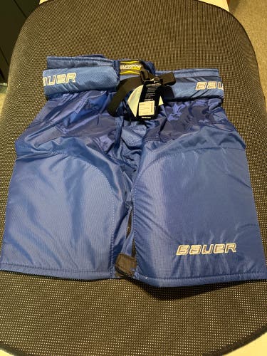 Blue XL Bauer Supreme Total one MX3 Pant Shell (New)