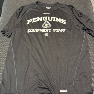 Rare Pittsburgh Penguins Equipment Staff T-shirt