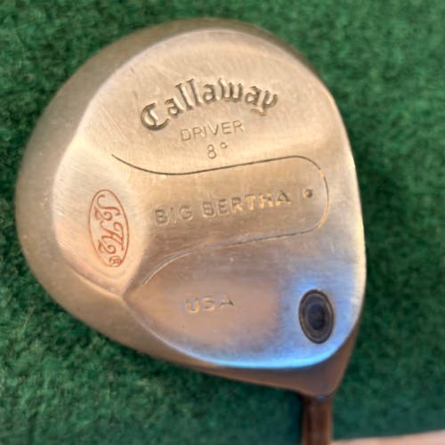Men's 1991 Callaway Big Bertha Right Handed Driver Regular Flex Loft 8 (Used)