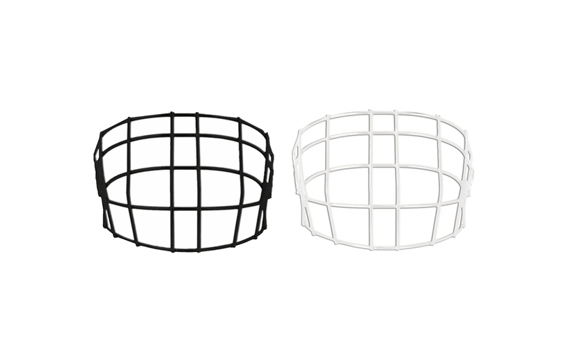 Bauer Profile Cage (Mix Sports) MX1 Straight Bar Goalie Cage - White or Black
