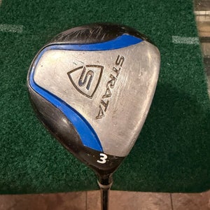 Men's Strata Right Handed Fairway Wood Regular Flex 3 Wood Graphite/Steel Shaft (Used)