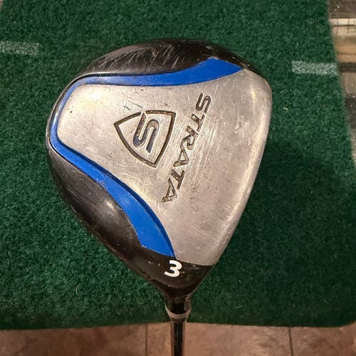 Men's Strata Right Handed Fairway Wood Regular Flex 3 Wood Graphite/Steel Shaft (Used)