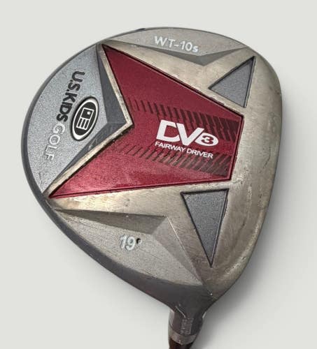 U. S. Kids USKG DV3 Ultralight Fairway Driver 19 WT-10s UL60