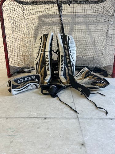 35" Velocity Vaughn Velocity V6 Pro Goalie Leg Pads Pro Stock (Used)