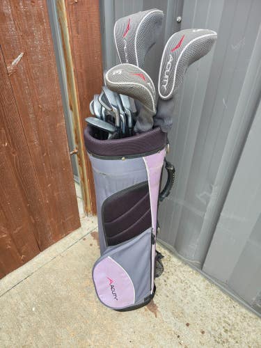 Acuity Voltage 12 Piece Ladies Graphite Complete Golf Set Cart Bag
