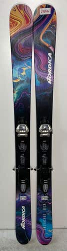 2027 Nordica 162cm Unleashed 98 CA Demo Skis With Marker Griffon Bindings (Used)(27DS16)