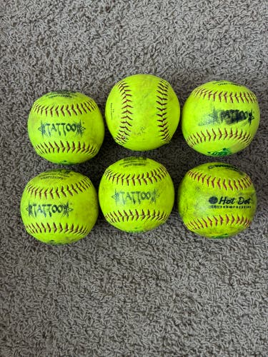 6 Pack of Softballs