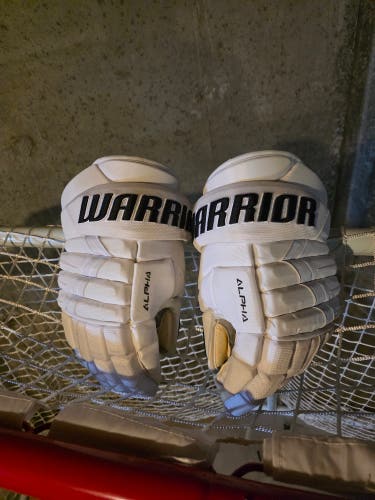 Warrior Alpha Classic NHL Gloves 15" (Used)