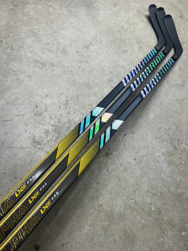 3 Pack 110 Flex Custom P28 Senior Warrior Alpha LX2 Pro Left Hand Hockey Stick Pro Stock NHL (New)