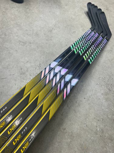 5 Pack 110 Flex Custom P28 Senior Warrior Alpha LX2 Pro Left Hand Hockey Stick Pro Stock NHL (New)