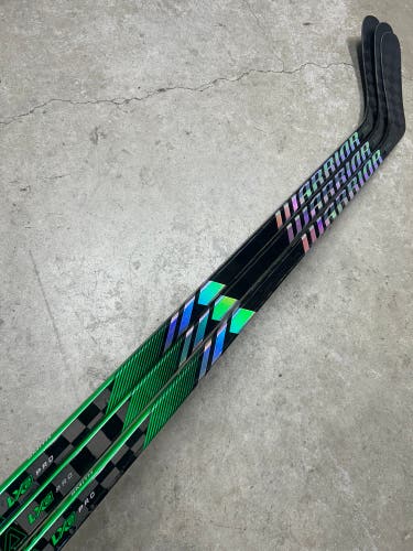 3 PACK 95 Flex P92 Senior Warrior Alpha LX2 Pro Left Hand Hockey Stick Pro Stock NHL (New)