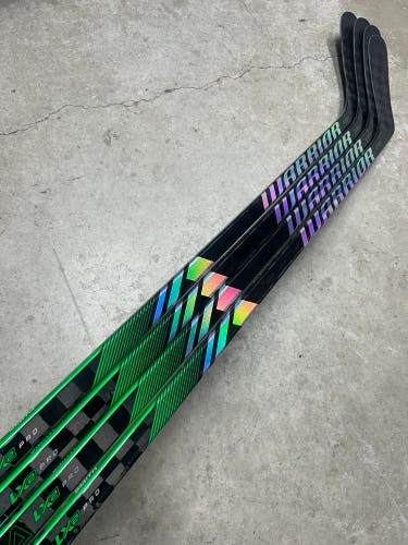 4 PACK 95 Flex P92 Senior Warrior Alpha LX2 Pro Left Hand Hockey Stick Pro Stock NHL (New)