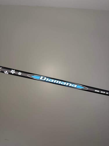 Mitsubishi Diamana BB 63 S Stiff Flex Driver Shaft Taylormade Tip 44.75 NEW