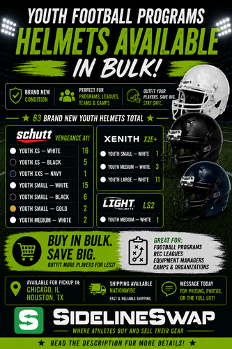 Bulk Brand New Football Helmets Read Description for Details