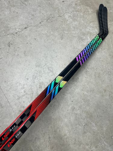 2 PACK 90 Flex P28 Senior Warrior Alpha LX2 Pro Left Hand Hockey Stick Pro Stock NHL (New)