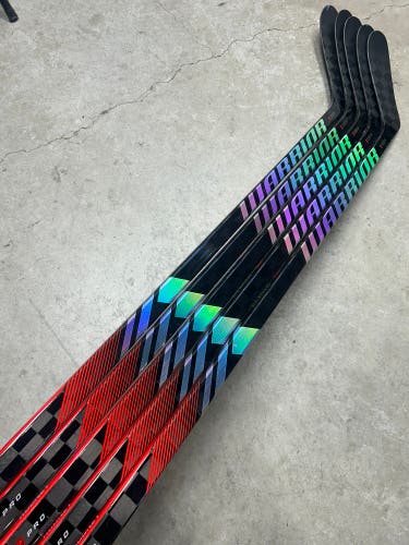 5 PACK 90 Flex P28 Senior Warrior Alpha LX2 Pro Left Hand Hockey Stick Pro Stock NHL (New)