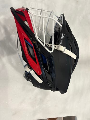 Cascade XRS Helmet (Barely Used) Matte Black with Red lining