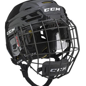 NEW CCM Tacks 310 Helmet Combo, Black, Medium