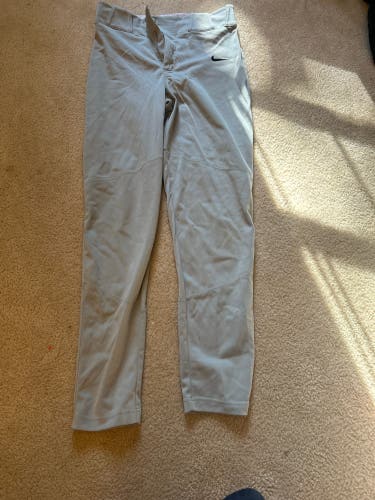 Gray Men's Small Adult Nike Game Pants (New)