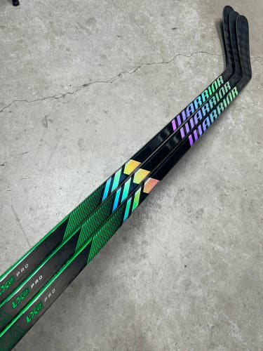 3 PACK 110 Flex Custom P92 Senior Warrior Alpha LX2 Pro Left Hand Hockey Stick Pro Stock NHL (New)